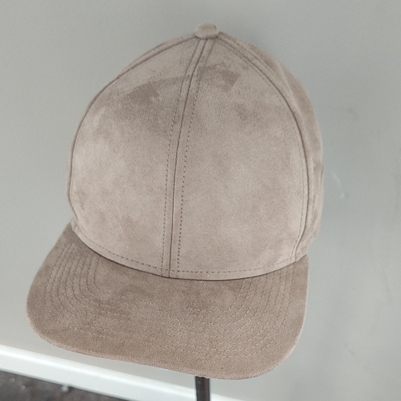 Topman Taupe Suede Cap - Picture 2 of 7